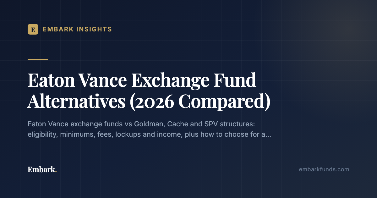 Eaton Vance Exchange Fund Alternatives (2026 Compared)